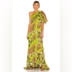 Danielle Dress in Lime Begonia
SALONI